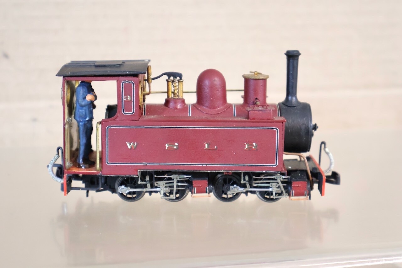 KIT SCRATCH BUILT ROCO O-16.5 WSLR 0-4-4-0 NARROW GAUGE LOCOMOTIVE 3 ol