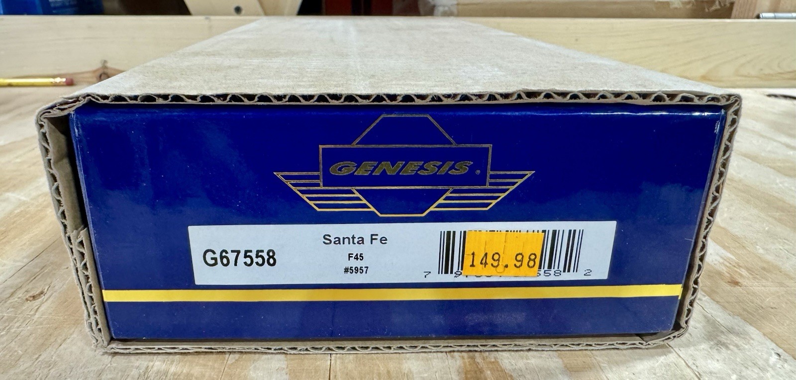 Athearn Genesis G67558 HO Santa Fe Kodachrome F45 #5957 DCC Ready! New!
