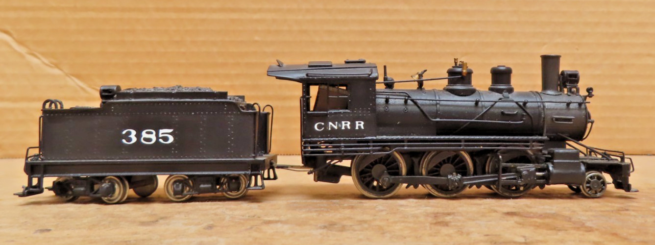 BRASS 2-6-0 STEAM LOCOMOTIVE CN RR #385 HO SCALE (NO BOX)
