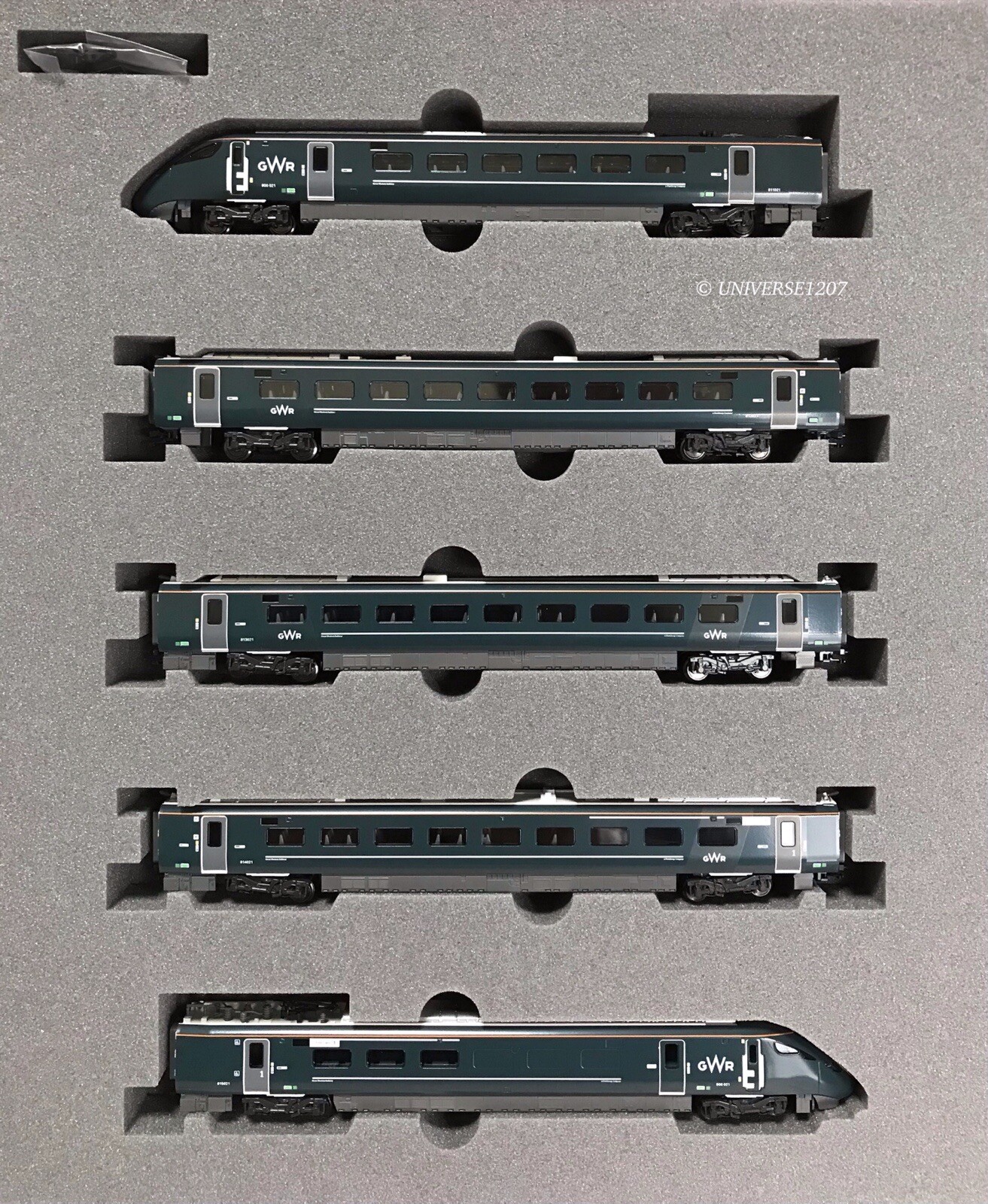 N Scale Kato 10-1671 Hitachi Class 800/0 IET GWR 5 Car Set British Train Railcar