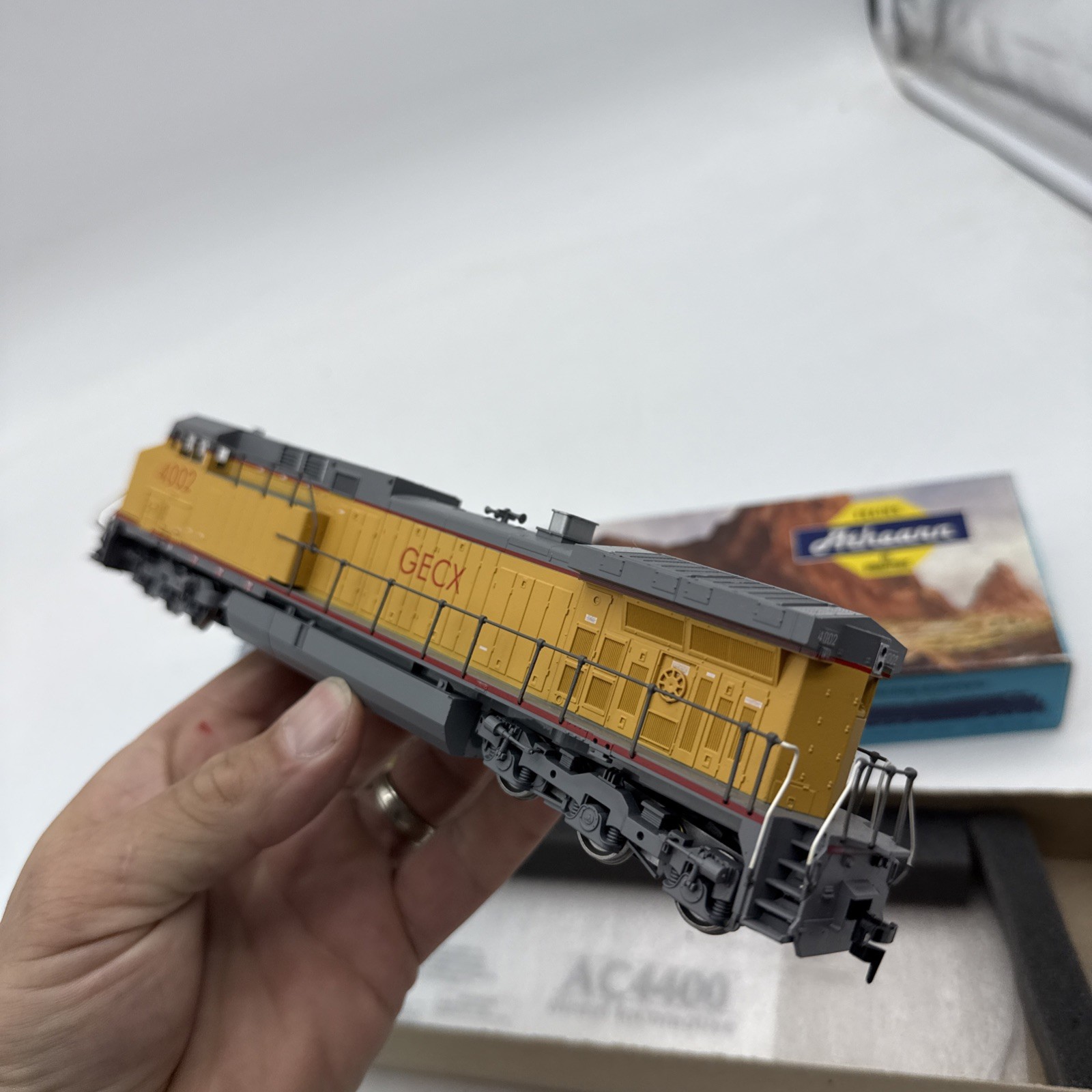 Athearn AC4400 Power GECX 4002 Locomotive Engine Train Blue Box Nice