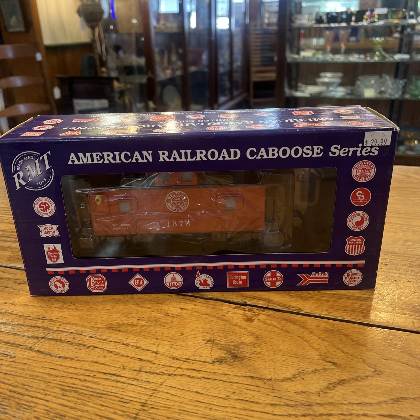RMT 1873 American Railroad caboose Western Maryland NIB