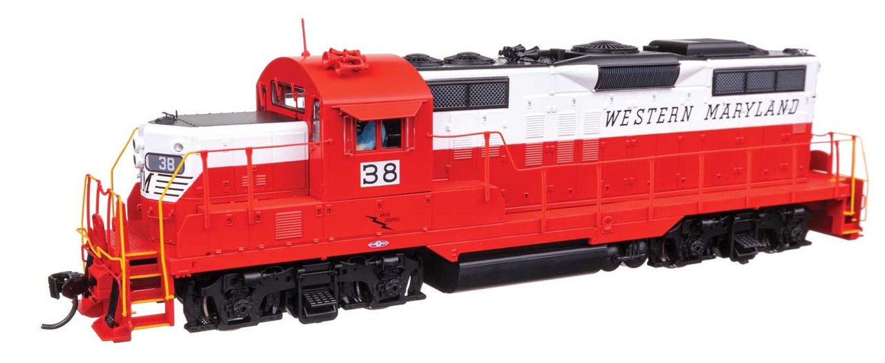 Walthers Proto ~ HO Scale ~ EMD GP9 ~ DC ~ Western Maryland WM #38 ~ 920-49738