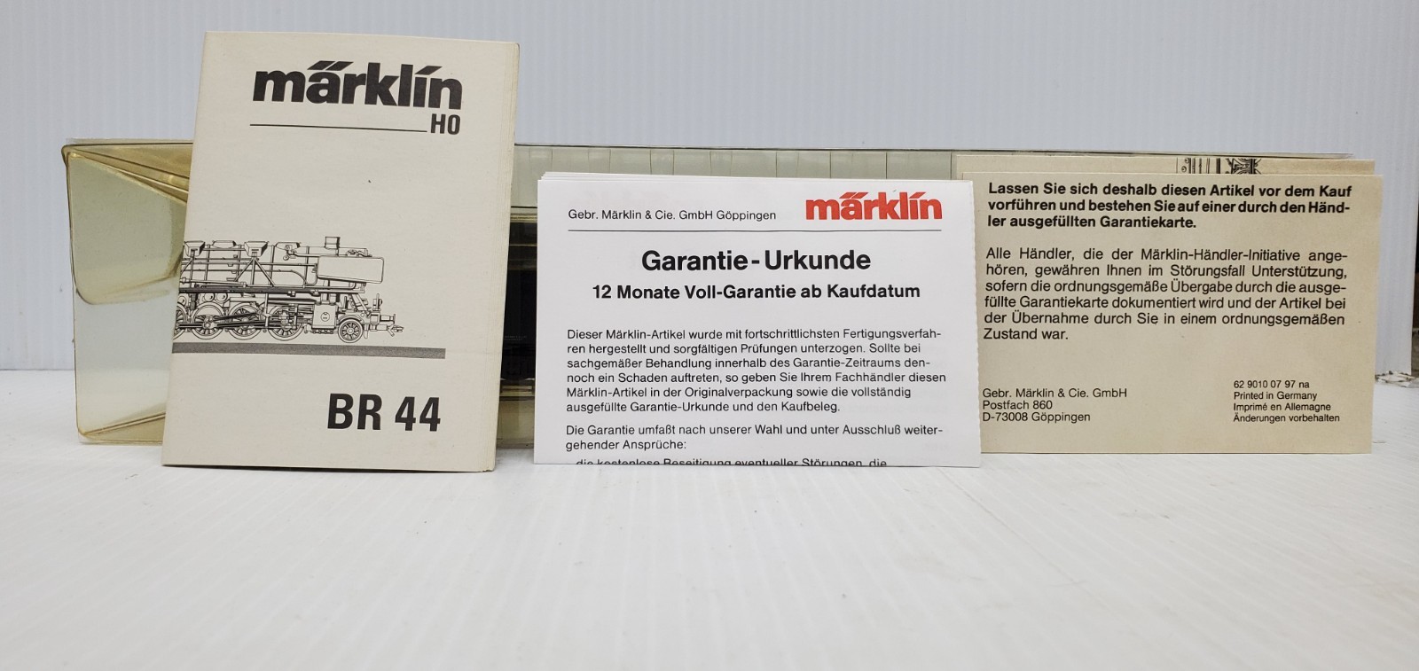 *New* MARKLIN #37881 BR 44 wartime gray Digital