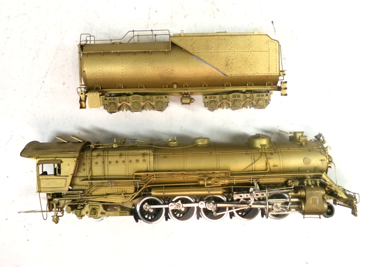 HO Tenshodo brass GN 2-10-2 class Q1 steam engine in original box (lot BB 559)