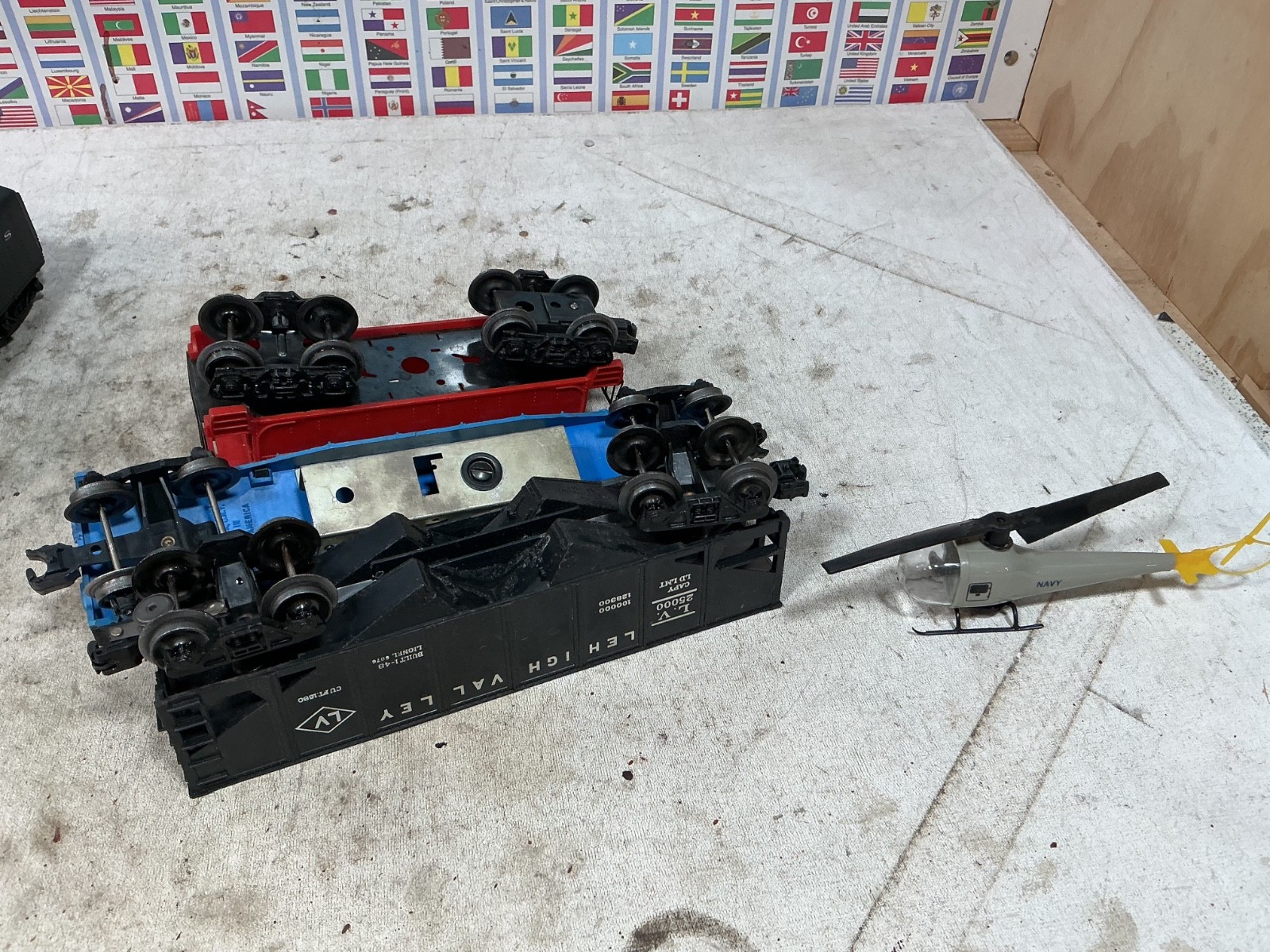 Lionel 1124 Postwar – Set The Hawk Steam Engine Freight Cars O Gauge