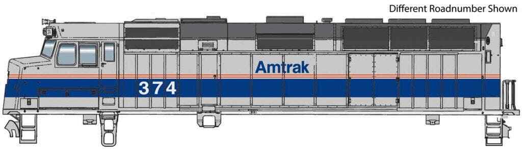 Walthers Mainline 9468 AMTRAK Ph IV EMD F40PH Loco #404 DCC Ready NIB