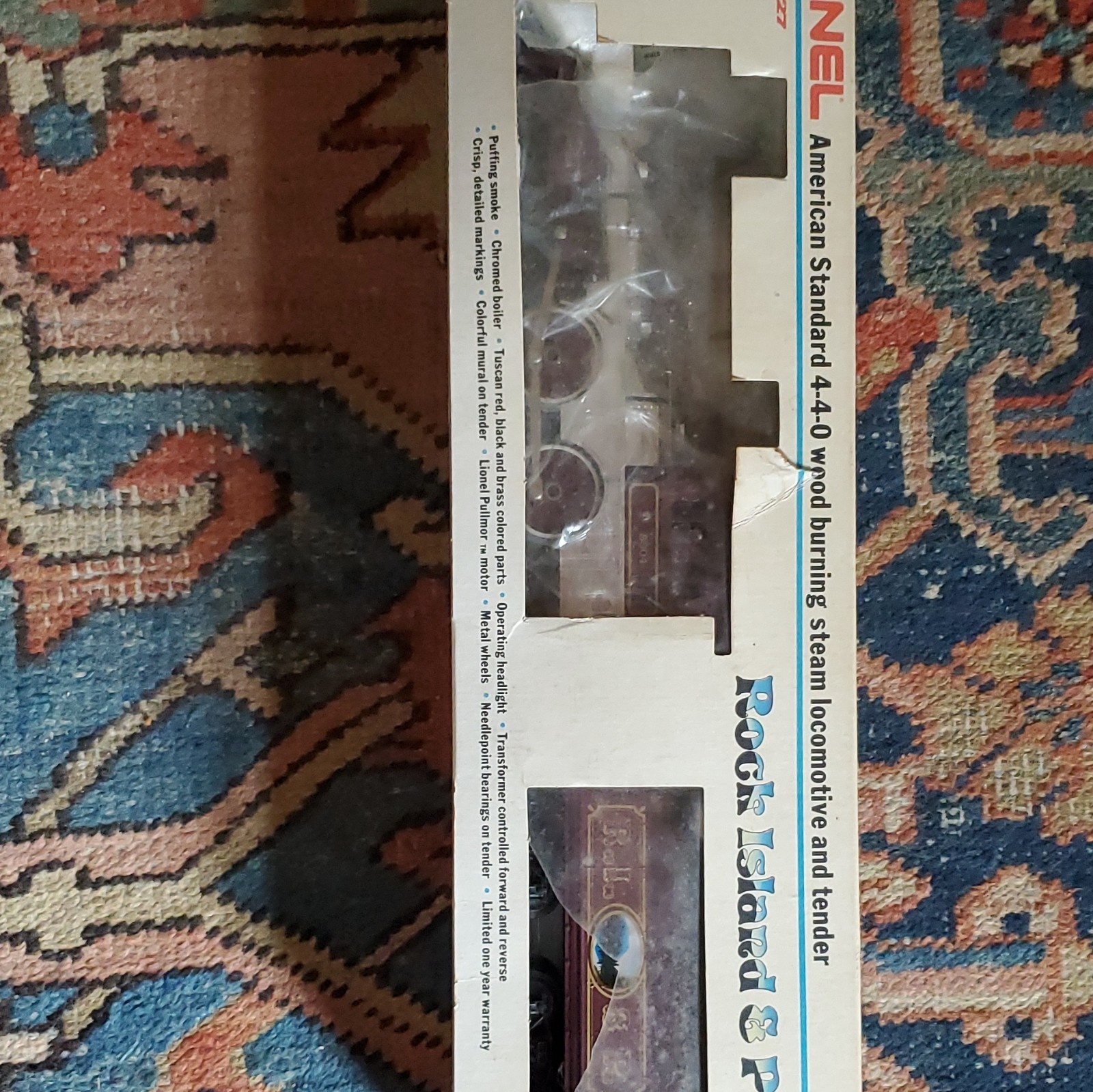 Lionel O American New in box 4-4-0 Rock Island & Peoria Loco & Tender 6-8004
