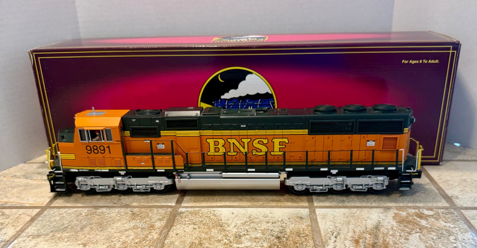 MTH Locomotive 20-2710-1 BNSF SD70MAC w/ Proto Sound 2