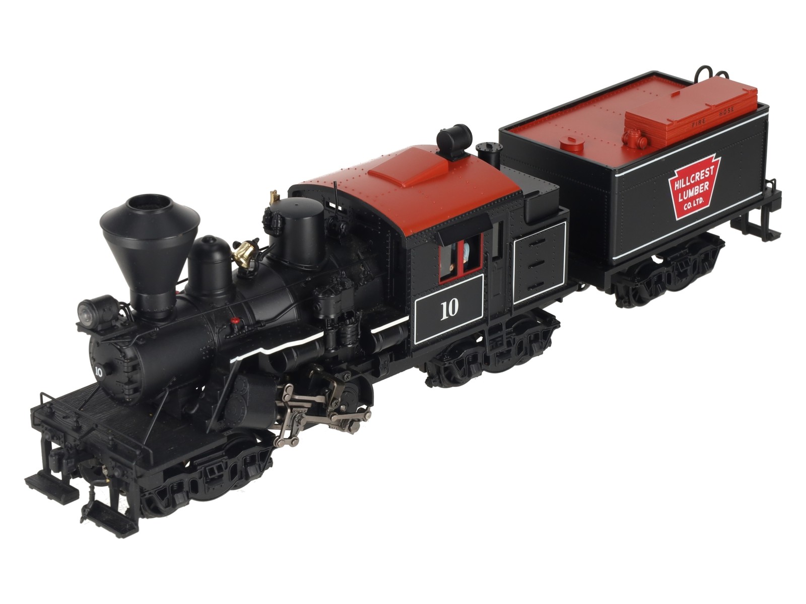 MTH 20-3039-1 O Gauge Hill Crest Lumber Co. Climax Logging Locomotive #10 w/PS2