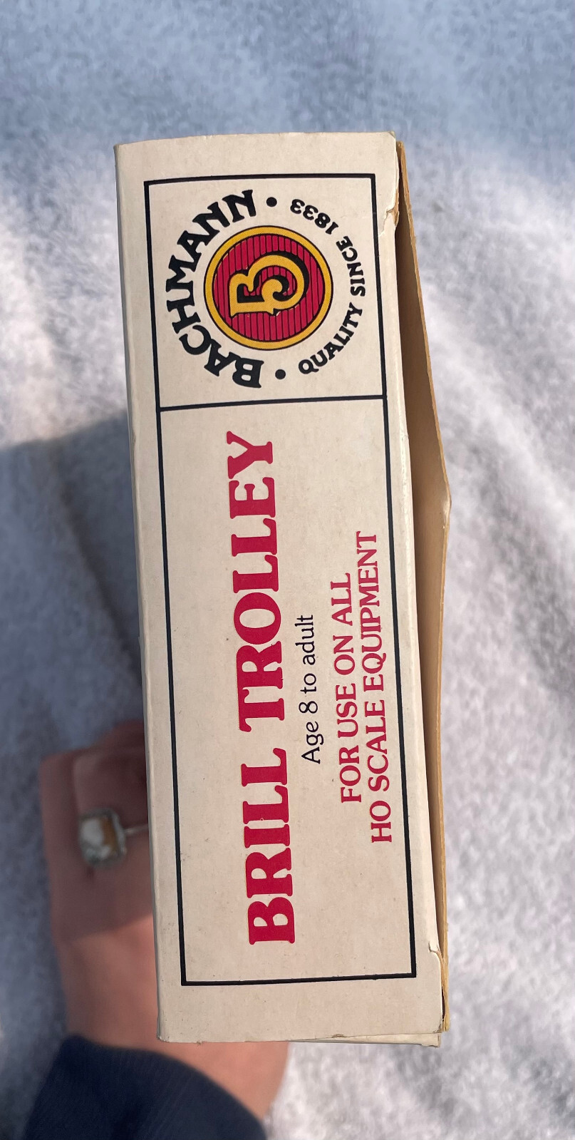 BACHMANN #1312-“South Shore Line Brill Trolley”~HO Scale~IN PACKAGE~READ DESC.