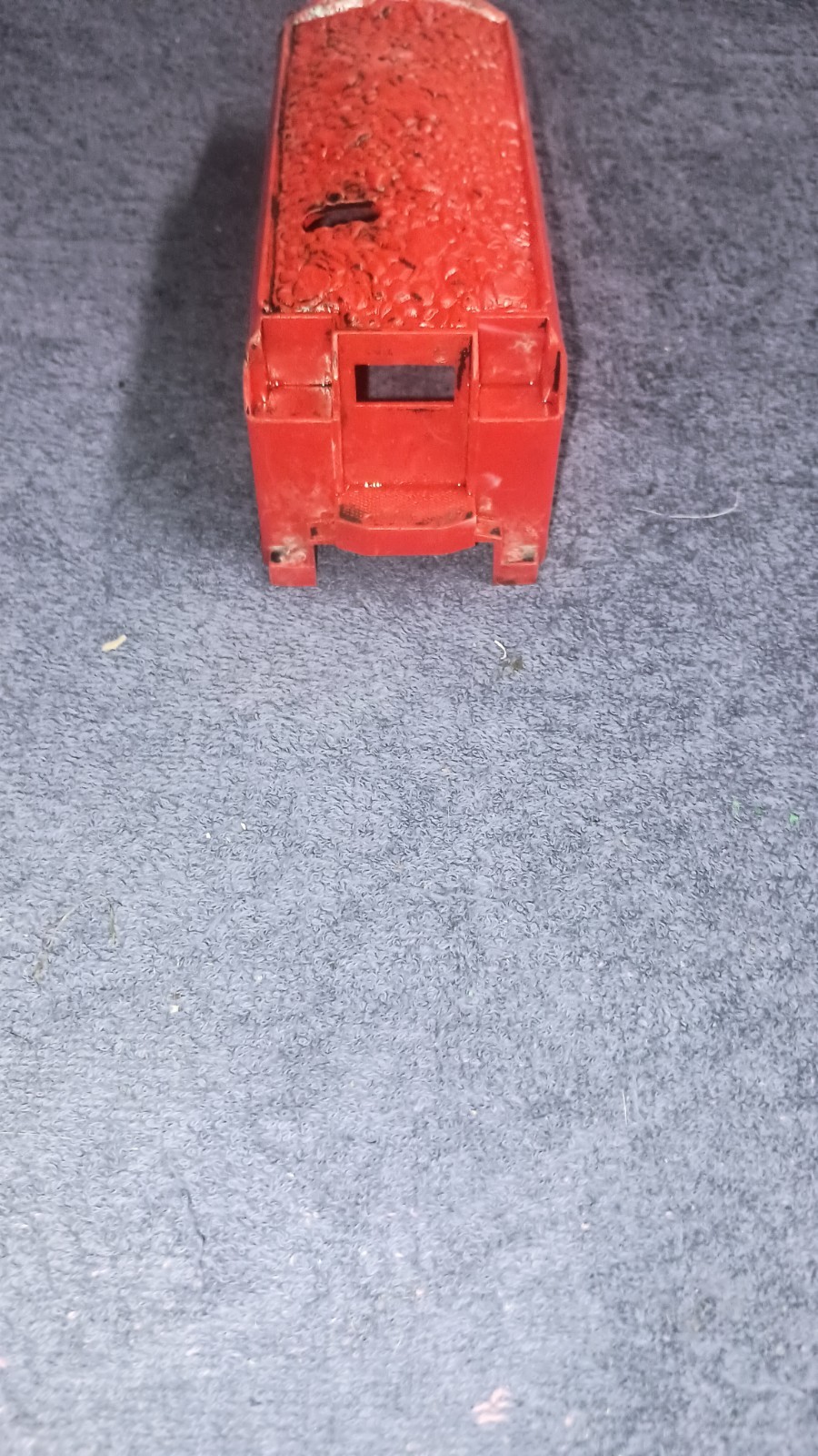 Lionel 2466W Tender Shell 90% Stripped Red & White Mottled Tenite 1948-50 Rare