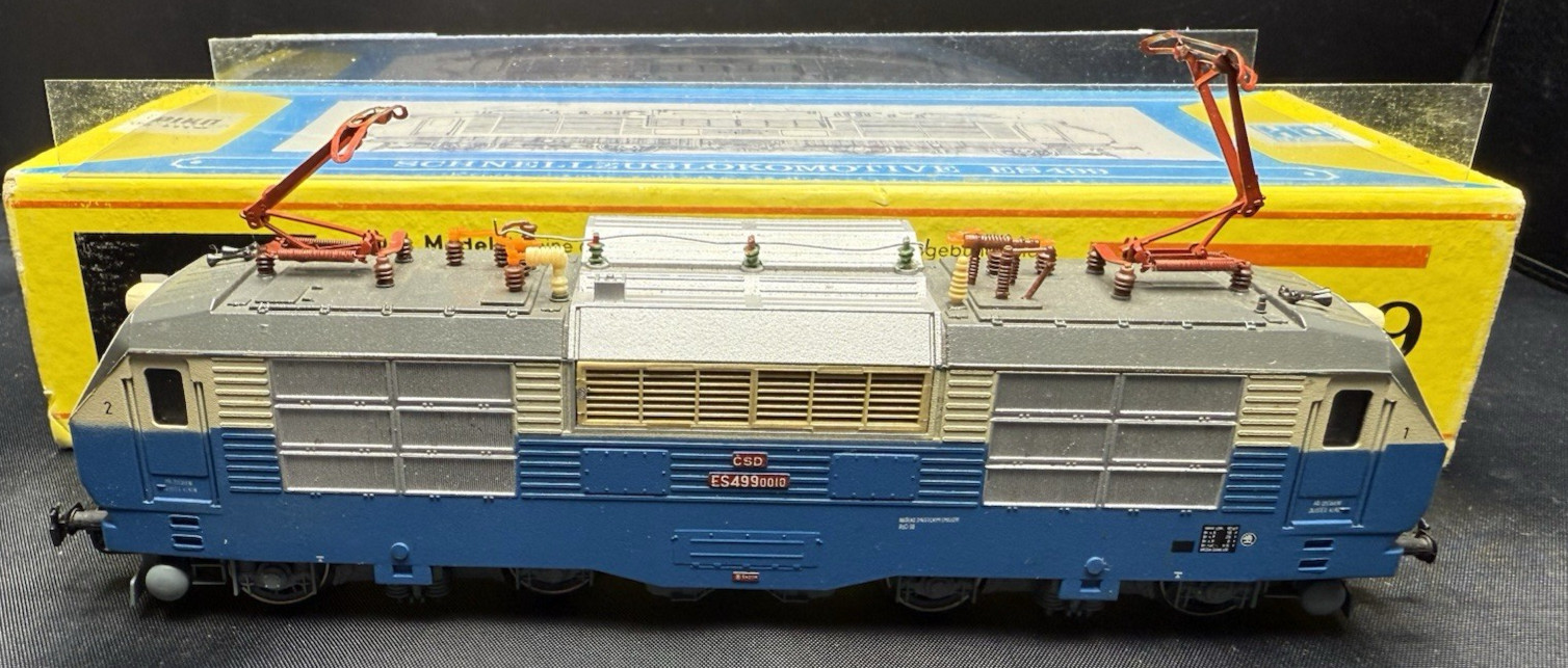 PIKO SCHNELIZUGLOKOMOTIVE ES 499 HO ELECTRIC LOCOMOTIVE 5/6220-002 BLUE TESTED!