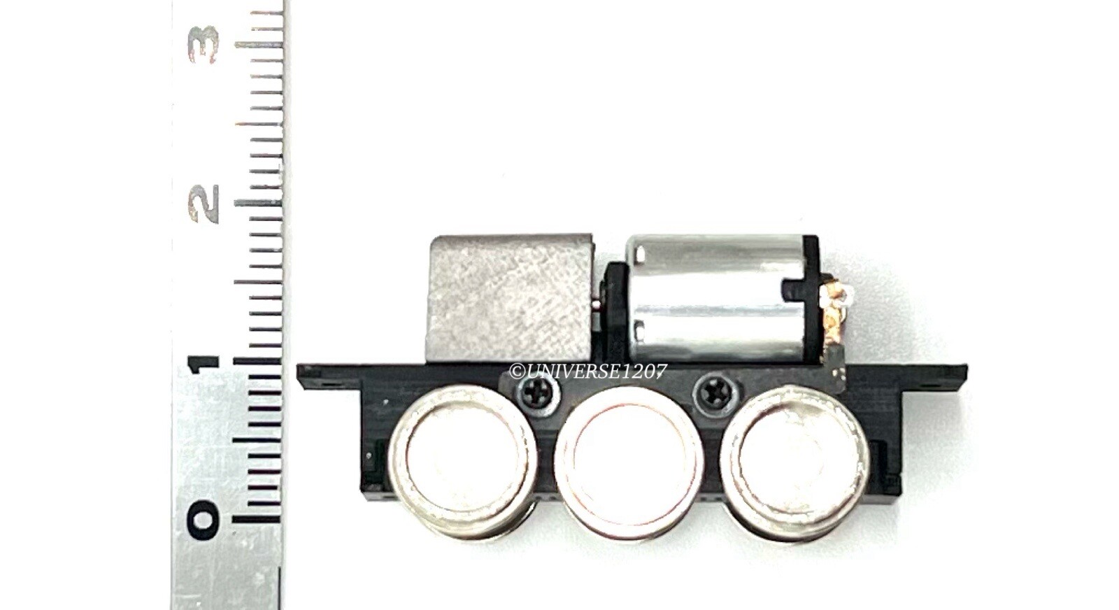 N/HOn30/HOe/009 3-Axle Locomotives Power Drive Chassis w/Coupling Rods 20mm/8mm