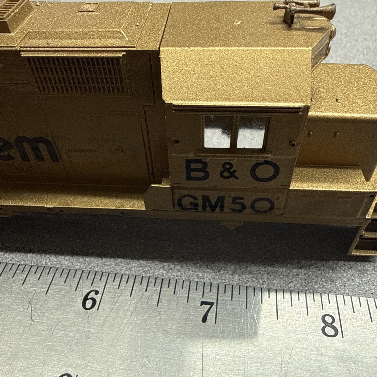 ATHEARN Shell GP40 HO B&O CHESSIE SYSTEM GM50 Special Run Gold Paint Shell Only
