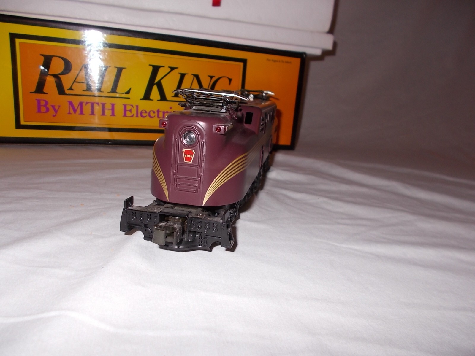RAIL KING BY MTH ELECTRIC GG-1 ENGINE 4916 PART#30-2507 IN ORIGINAL BOX LOT #S67