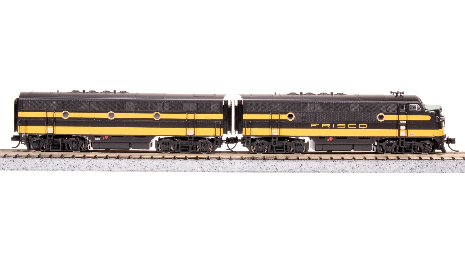 Broadway Limited N EMD F3A+B Frisco SLSF #5000, 5100 DCC/SND LED 7721