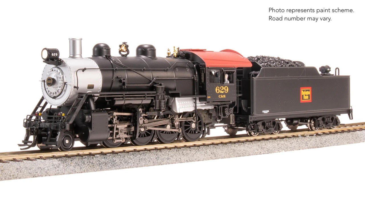 Broadway HO Scale ~ 2-8-0 Consolidation ~ Chicago Burlington Quincy ~ DC ~ 8749
