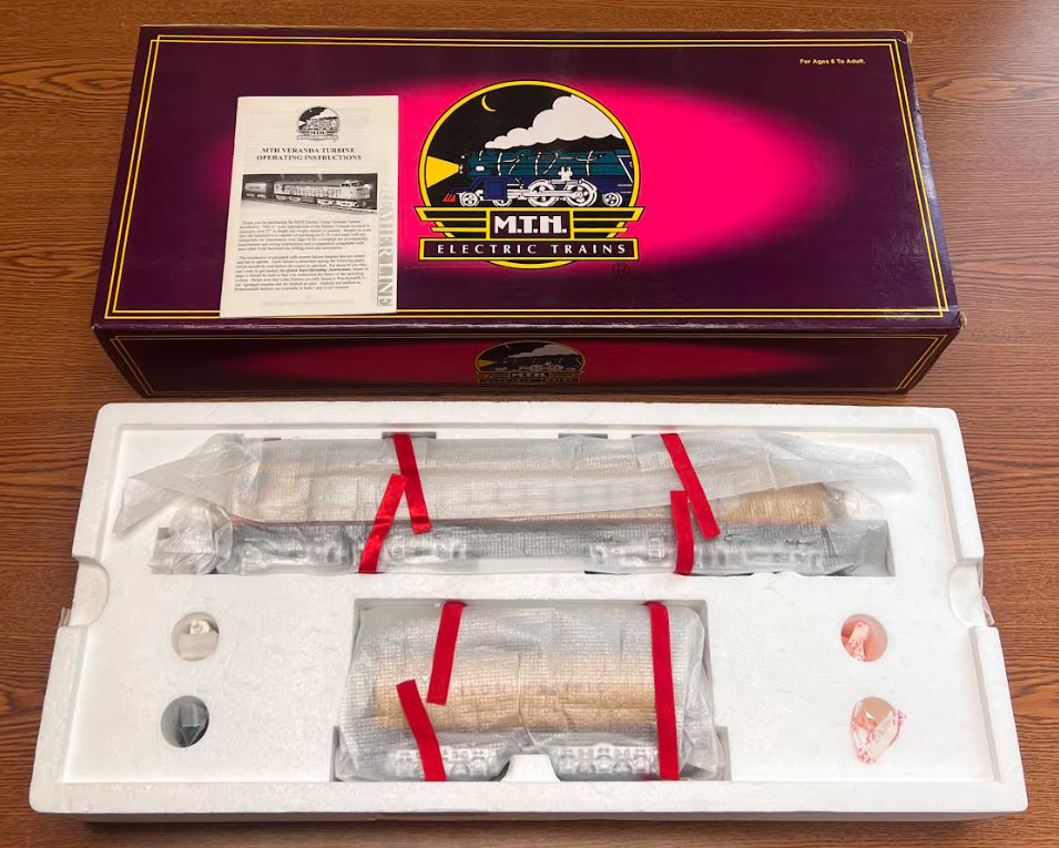 MTH O Scale Premier Union Pacific Veranda Turbine PS.1 20-2185-1 LNIB