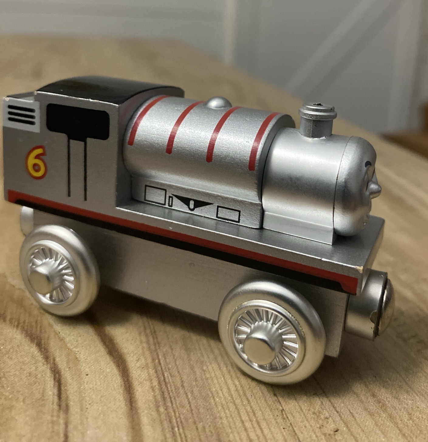 Thomas & Friends Wooden Railway Silver Percy 60 Year Limited Edition 2003