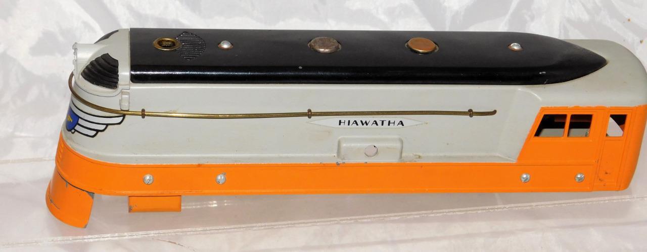 Prewar American Flyer O 1937 Hiawatha 4-4-2 Pro Repainted Shell & Tender only