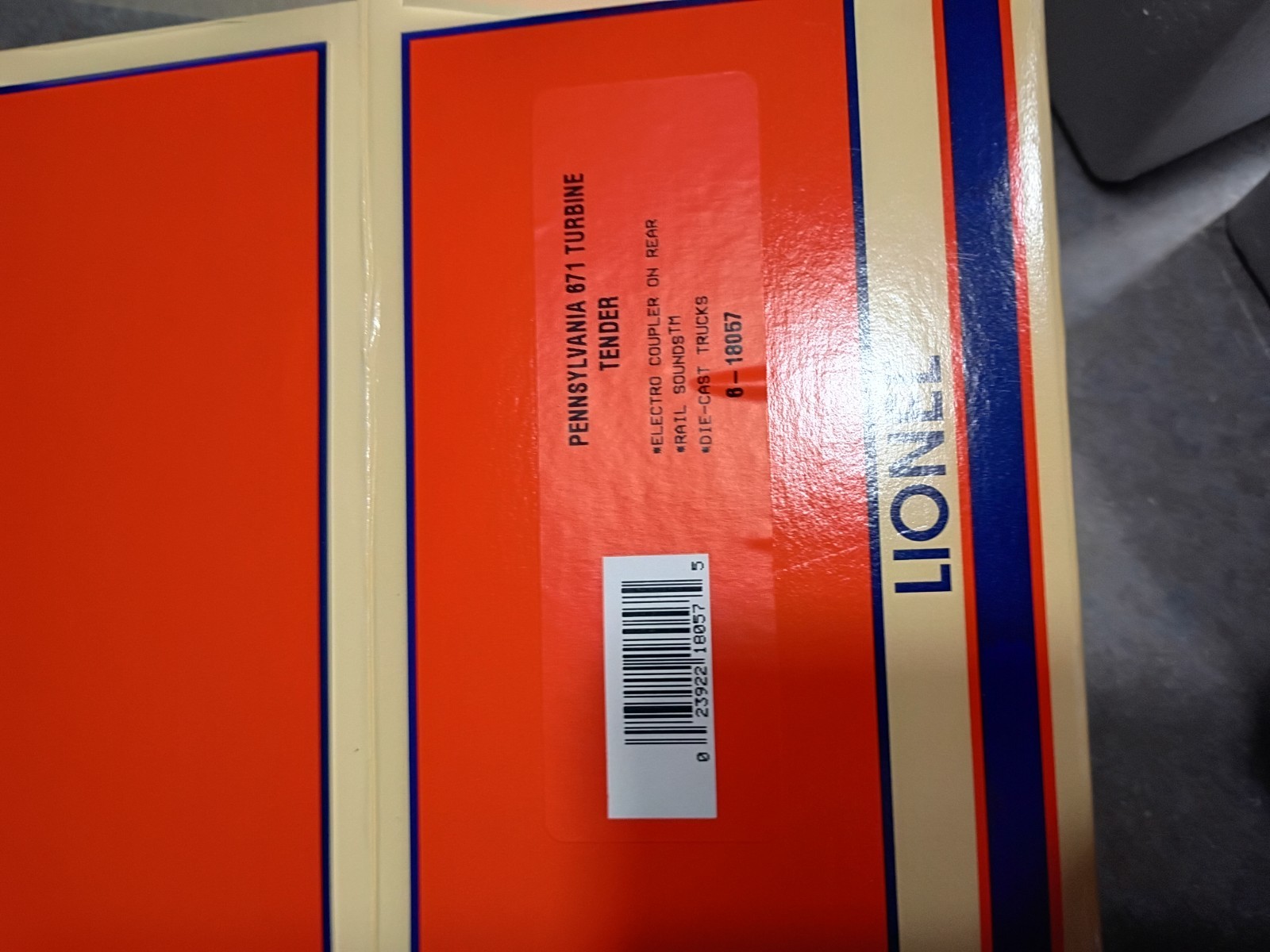 MSH- LIONEL CENTURY CLUB STEAM TURBINE 671-S2 6-18057 New In Original box
