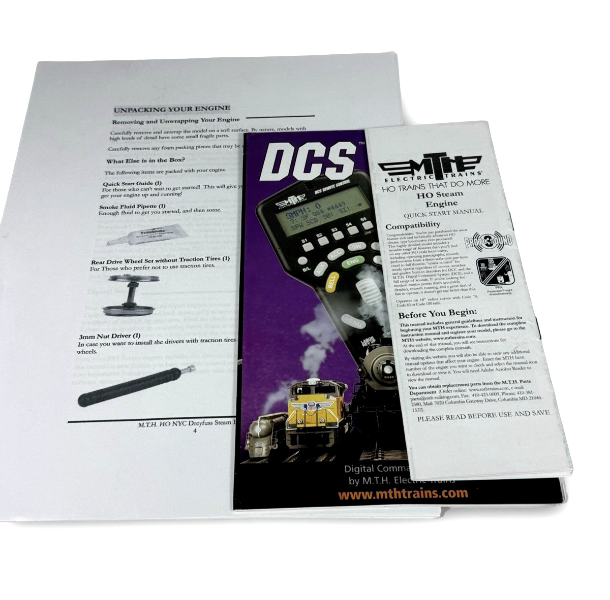 80-3234-1 MTH HO New York Central (#5447) 4-6-4 Dreyfuss Steam Locomotive PS3