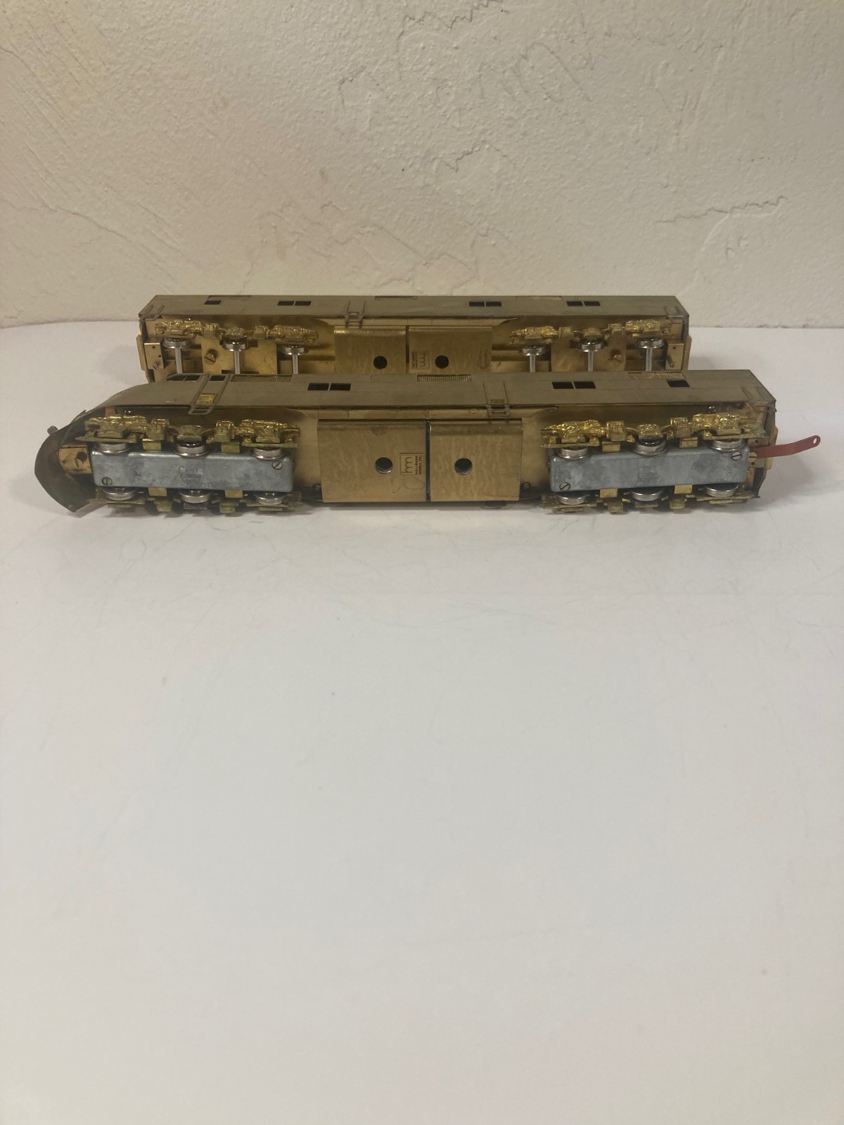 Hallmark HO EMD E-3/6 Brass A/B Set w/Glide Drive Upgraded Trucks Original Box
