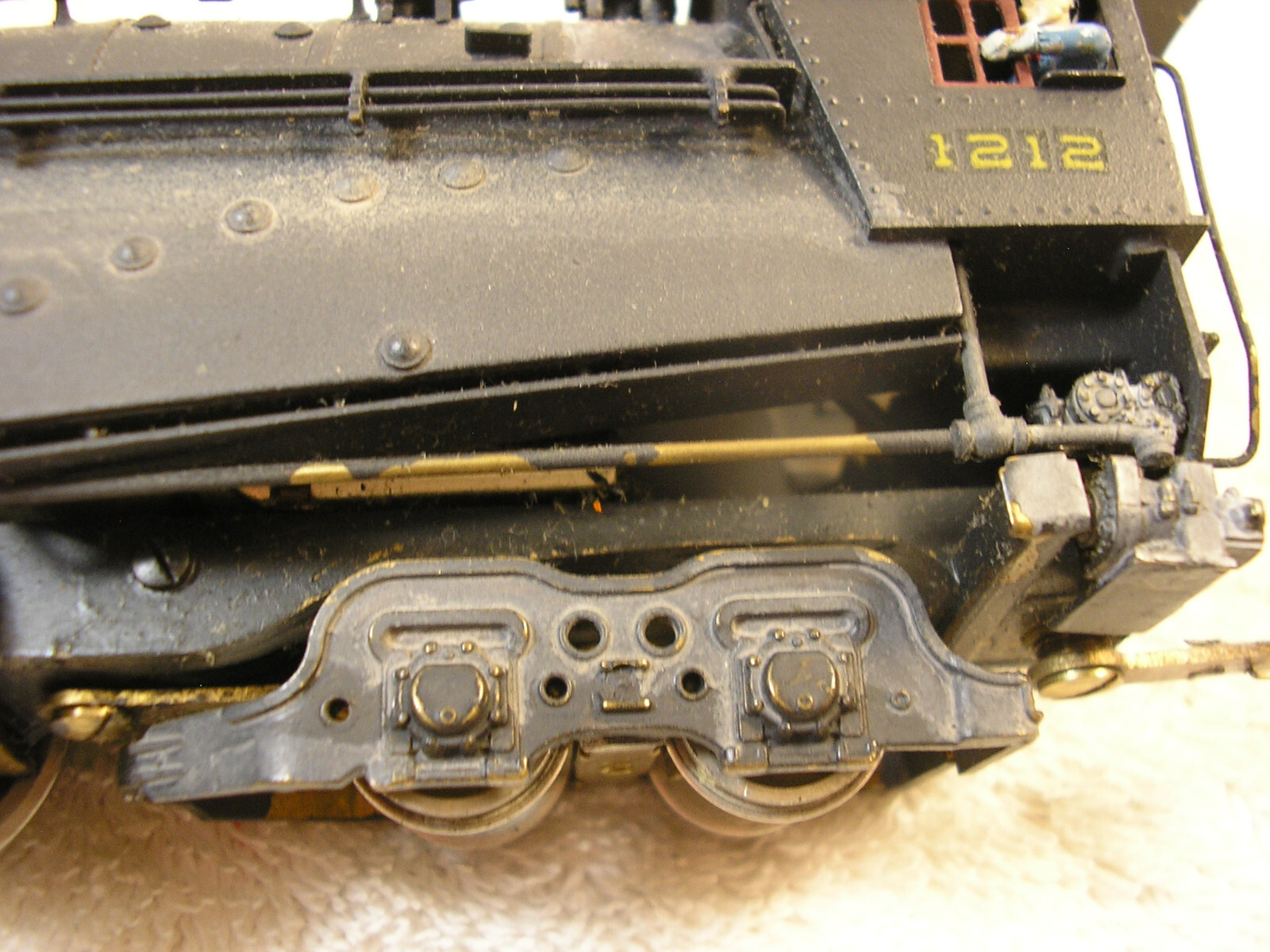 United HO Brass N&W 2-6-6-4 A Class #1212 Weathered, Pittman Motor, Runs