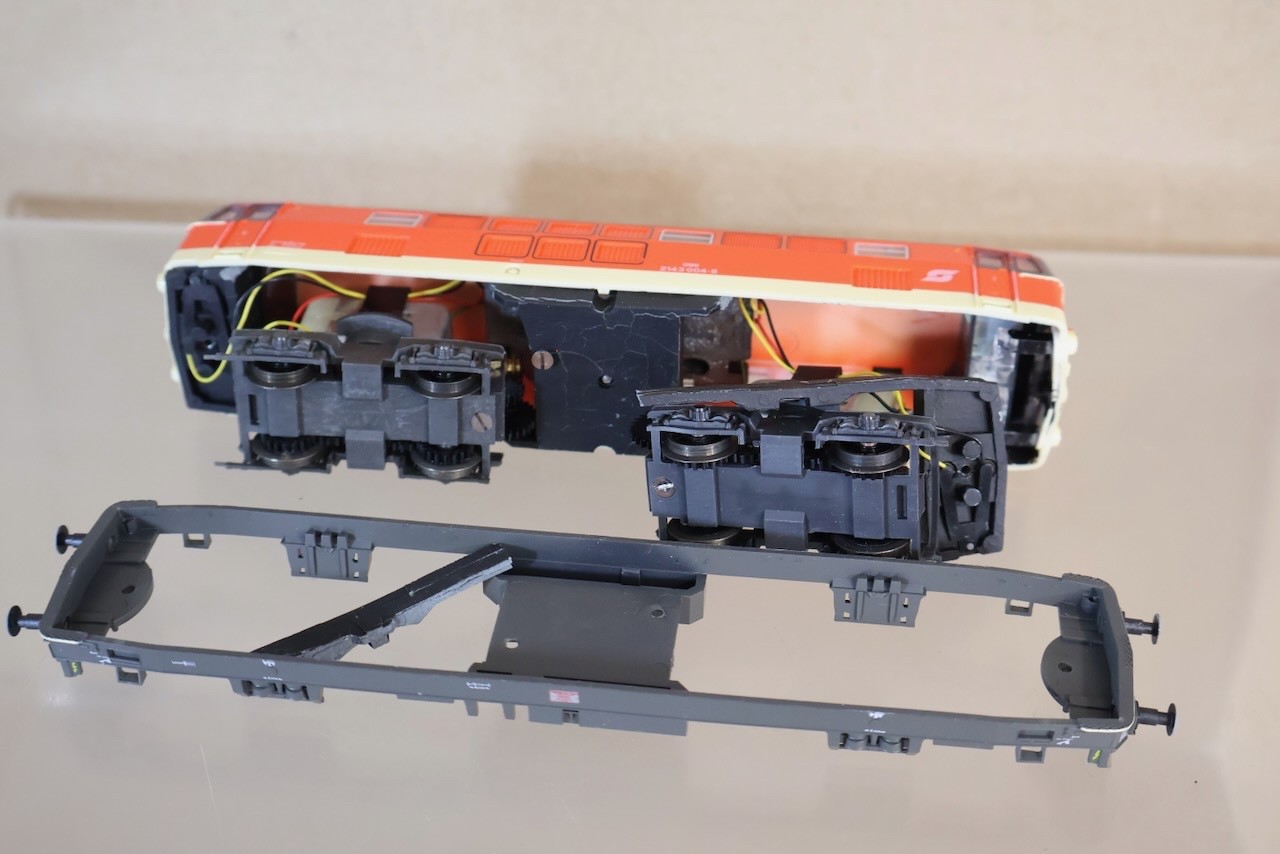 KLEIN MODELLBAHN 2143 004 REPAIR OBB ÖBB BR DIESEL LOCOMOTIVE om