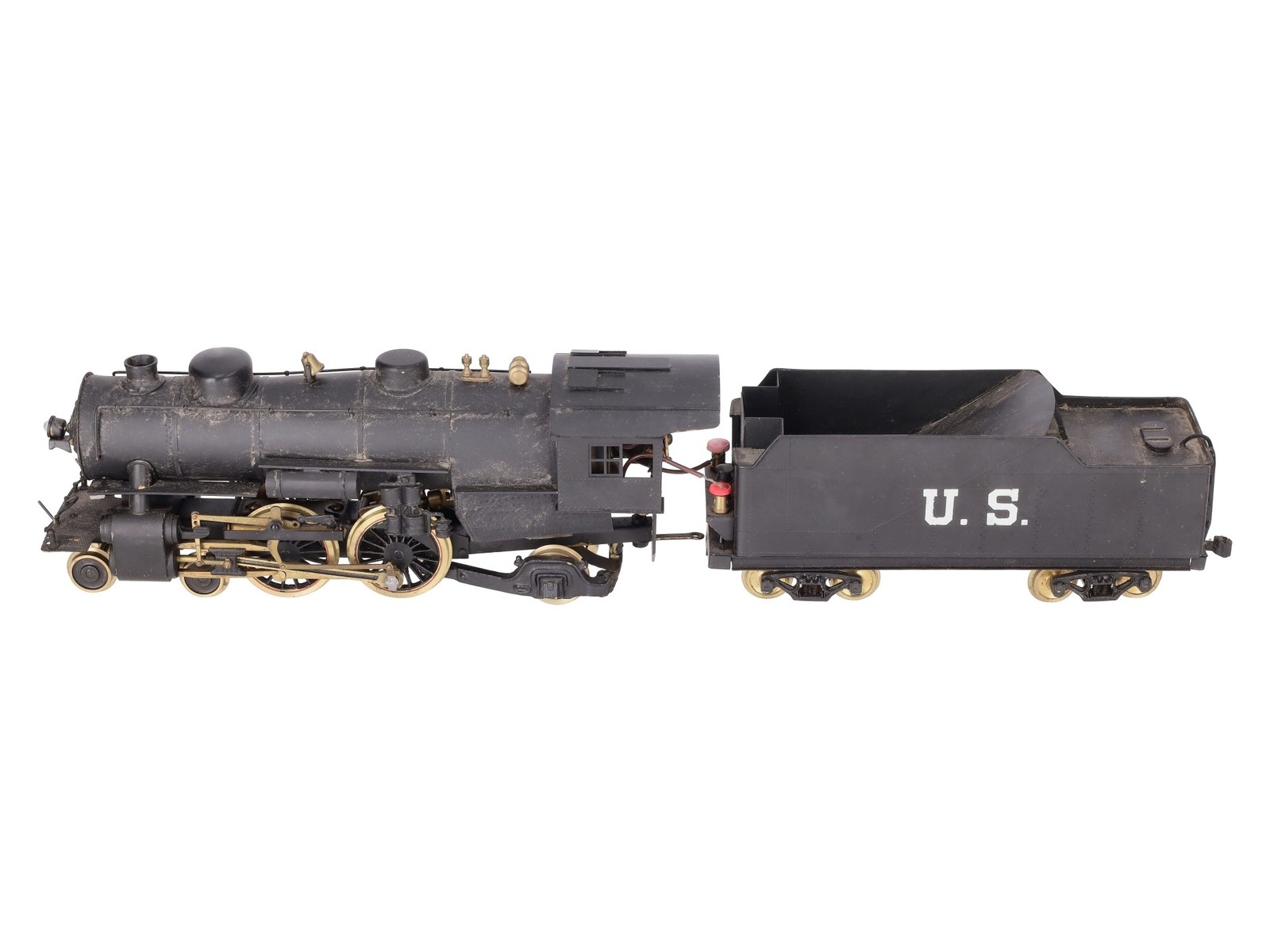 Brass O Gauge 2-Rail 4-4-2 Atlantic Locomotive And Tender