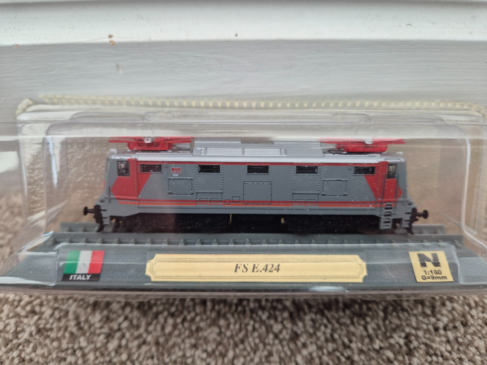 DEL PRADO N GUAGE 1/160 FS E.424 ITALY LOCO LOCOMOTIVE TRAIN MODEL