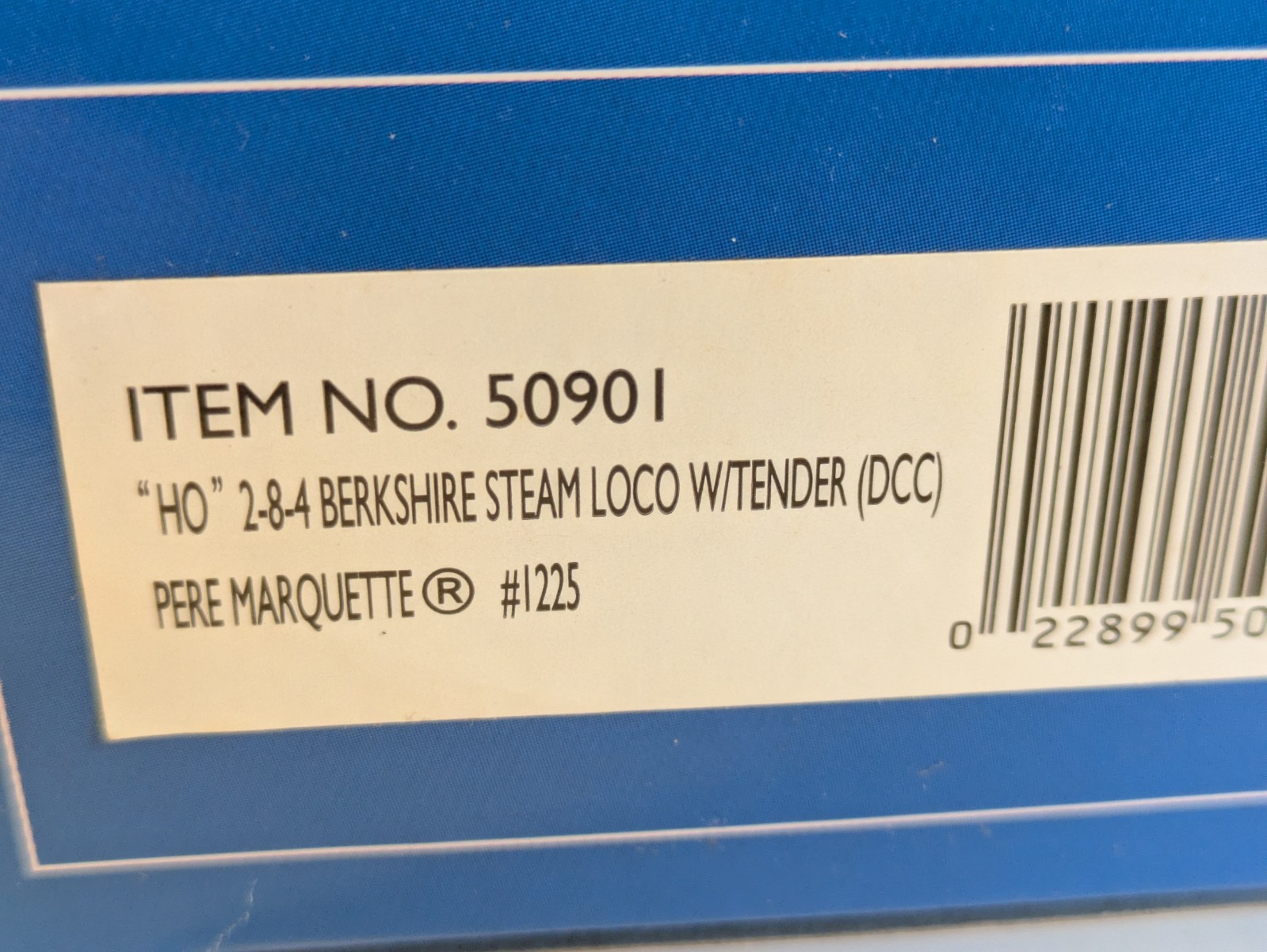 HO 2-8-4 w/ Tender Berkshire Pere Marquettte DC+DCC NIB NOS # 50901