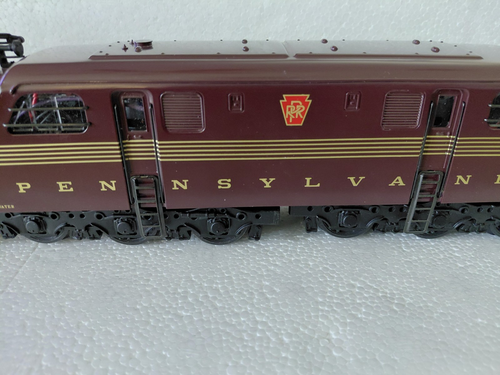 Weaver 3 Rail PRR Pennsylvania Tuscan Red O Scale Brass GG-1 Electric Locomotive