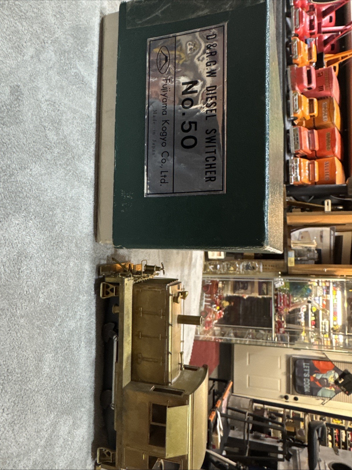 Fujiyama D&R.G.W Diesel Switcher #50 Handmade Brass Train. H0n3