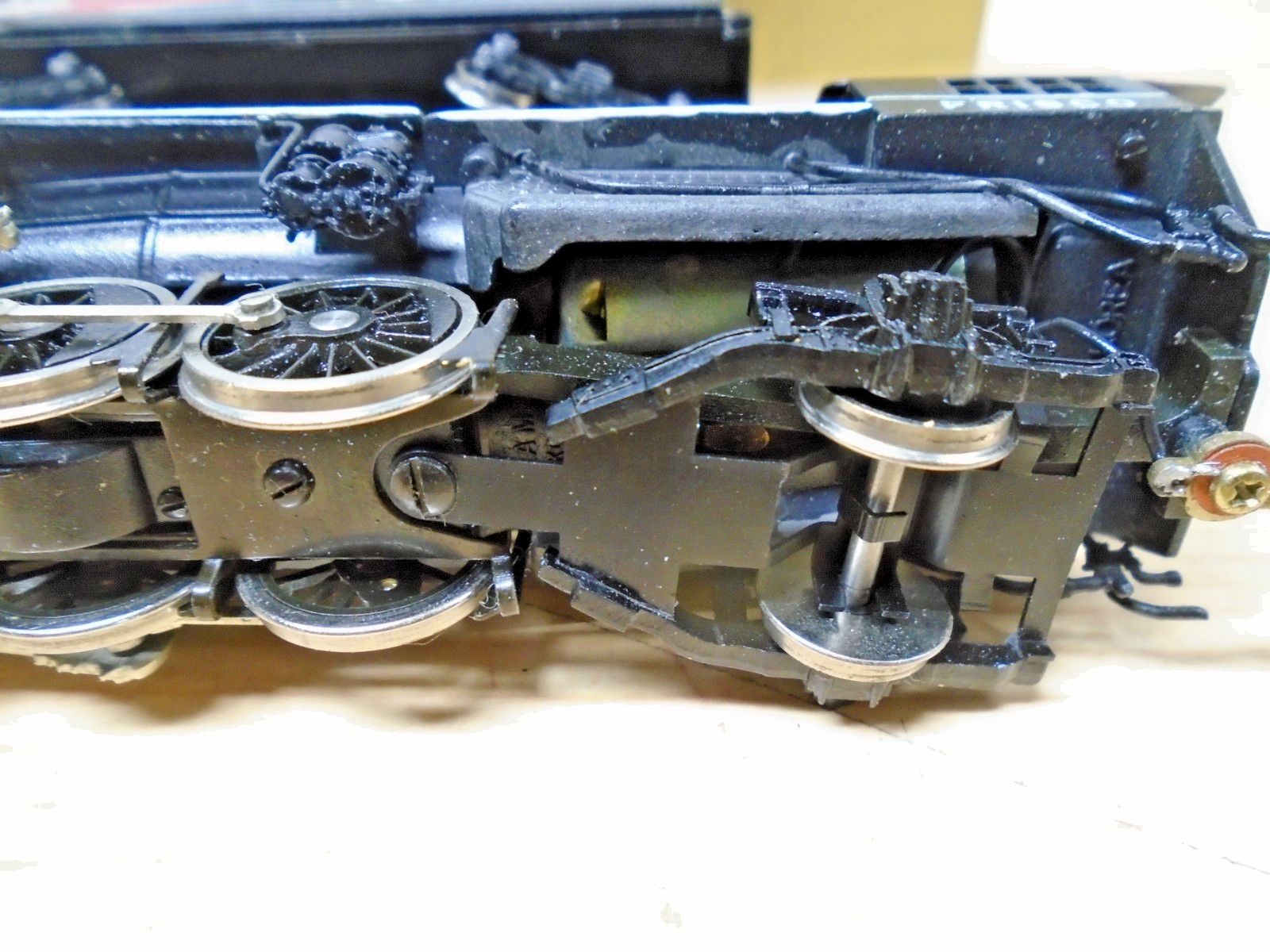 Samhongsa Korea Brass HO FRISCO Fast Freight Loco 2-8-2 & Coal Tnder Runs/Lights