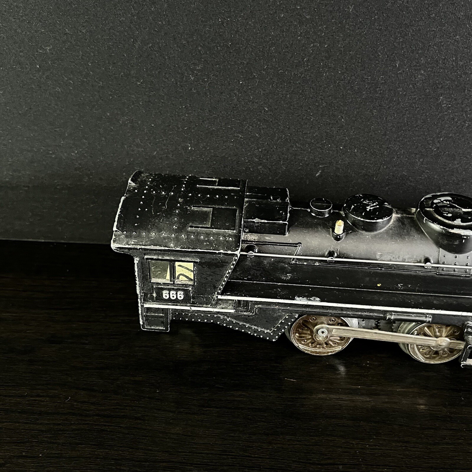 Vintage Marx 666 Engine O GAUGE BLACK Lionel Engine Only Untested