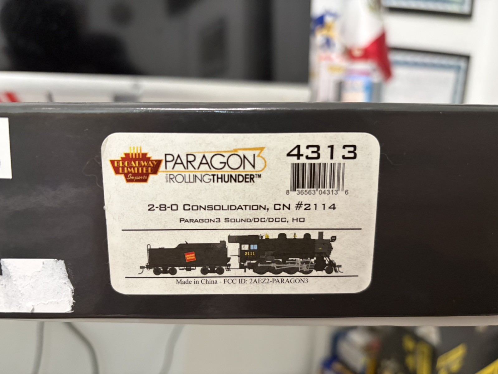 Broadway Limited 2-8-0 Consolidation CN DCC/Sound #2114 HO Customniezd