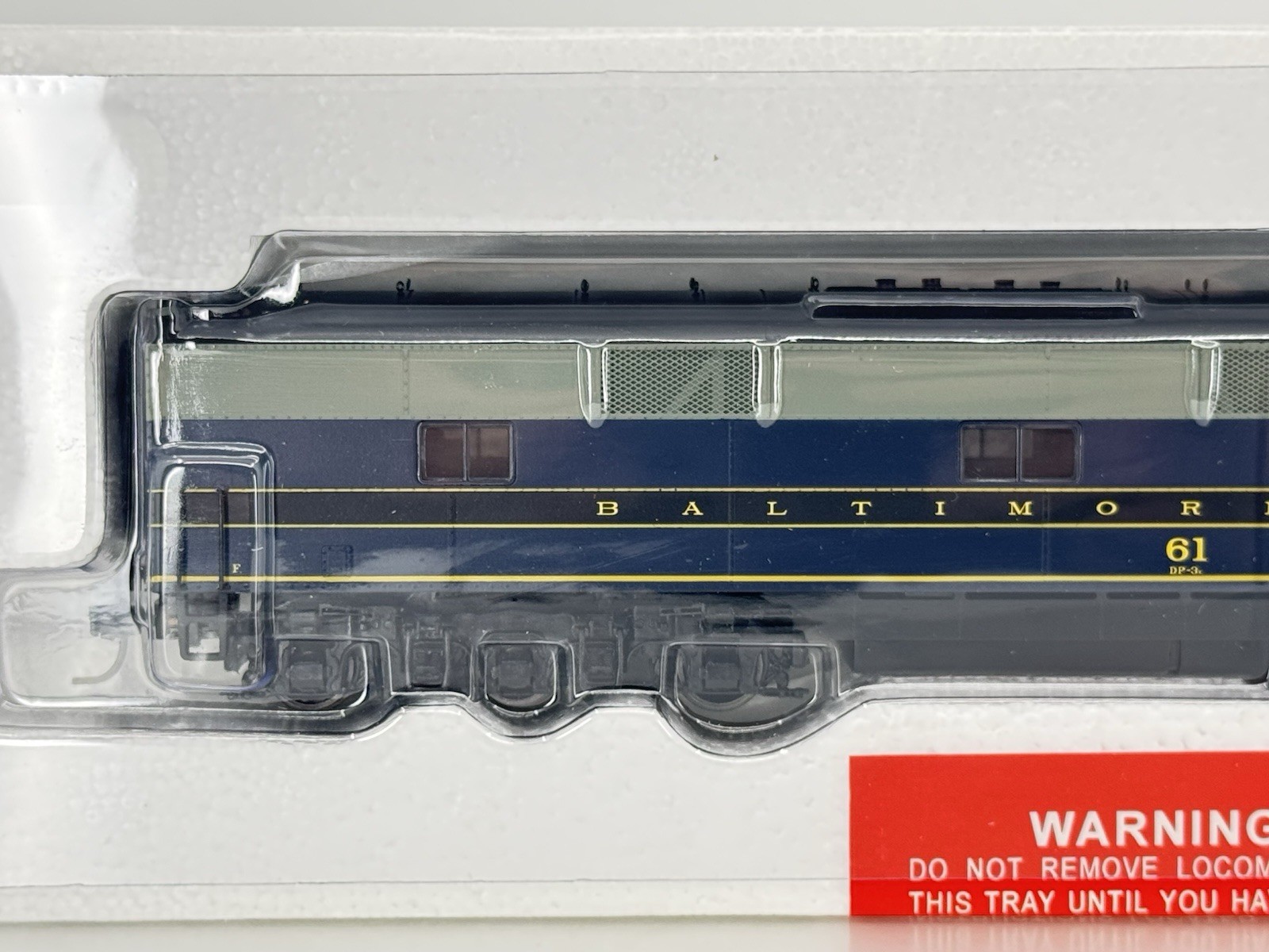 HO Proto 2000 Baltimore & Ohio E6B Non-powered “Dummy” Diesel Locomotive B&O #61