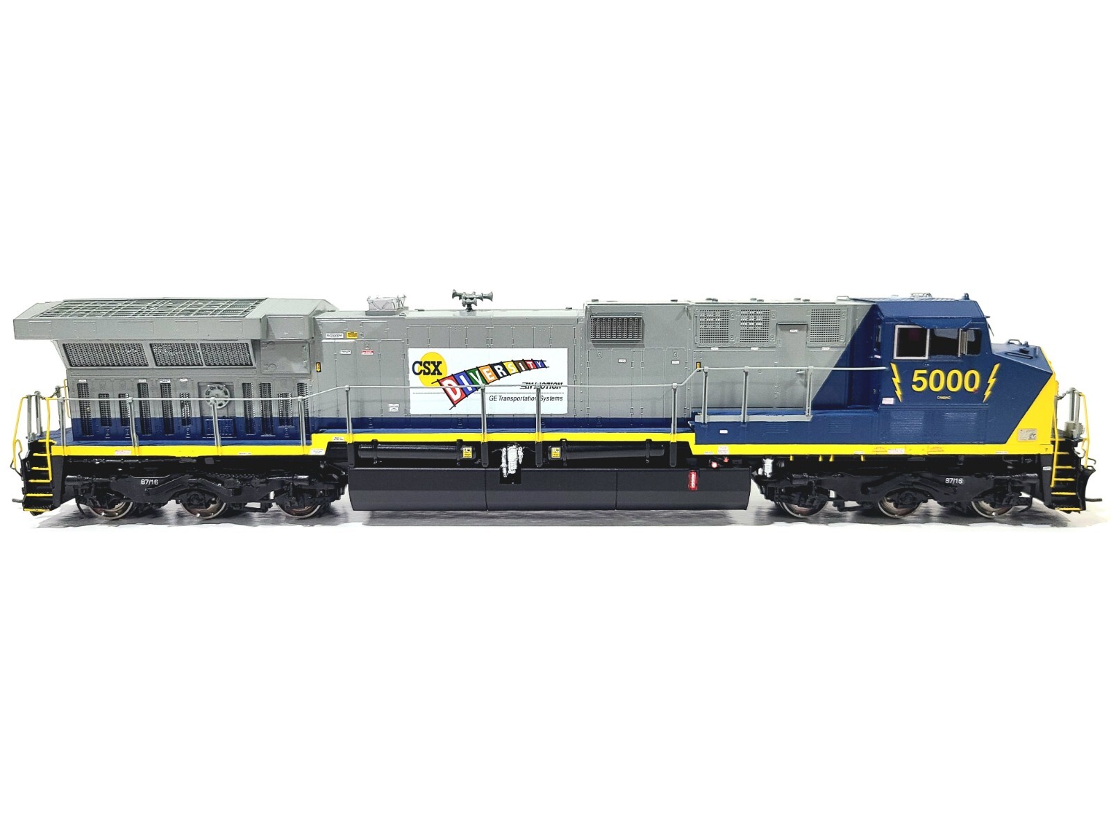 Overland OMI CSX GE C60AC CSX Transportation Diversity #5000 HO Brass #6586.1