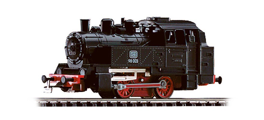 PIKO 50500 BR 98 003 Steam Locomotive DB Black Red Frame