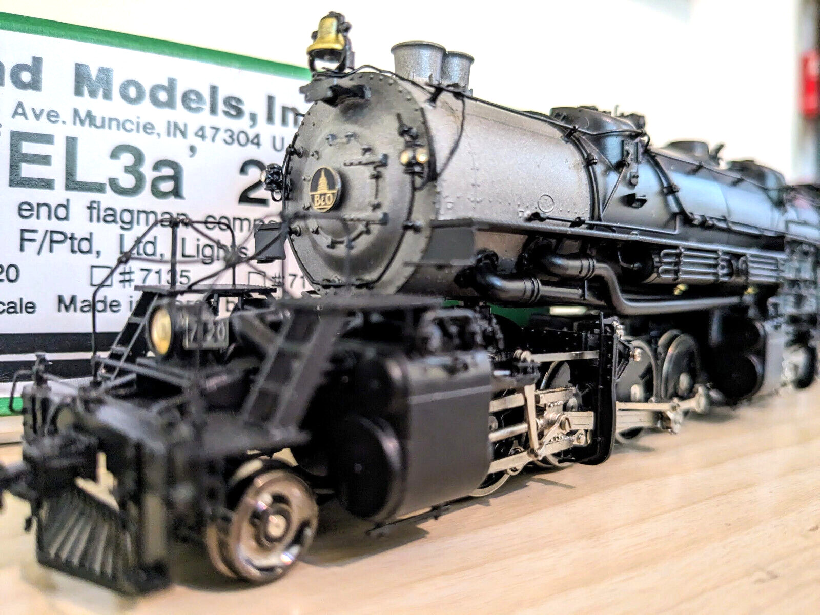 **1 OF ONLY 64! OVERLAND AJIN BRASS B&O EL-3A 2-8-8-0 HO *RUNS G@@D *SUPER NICE!