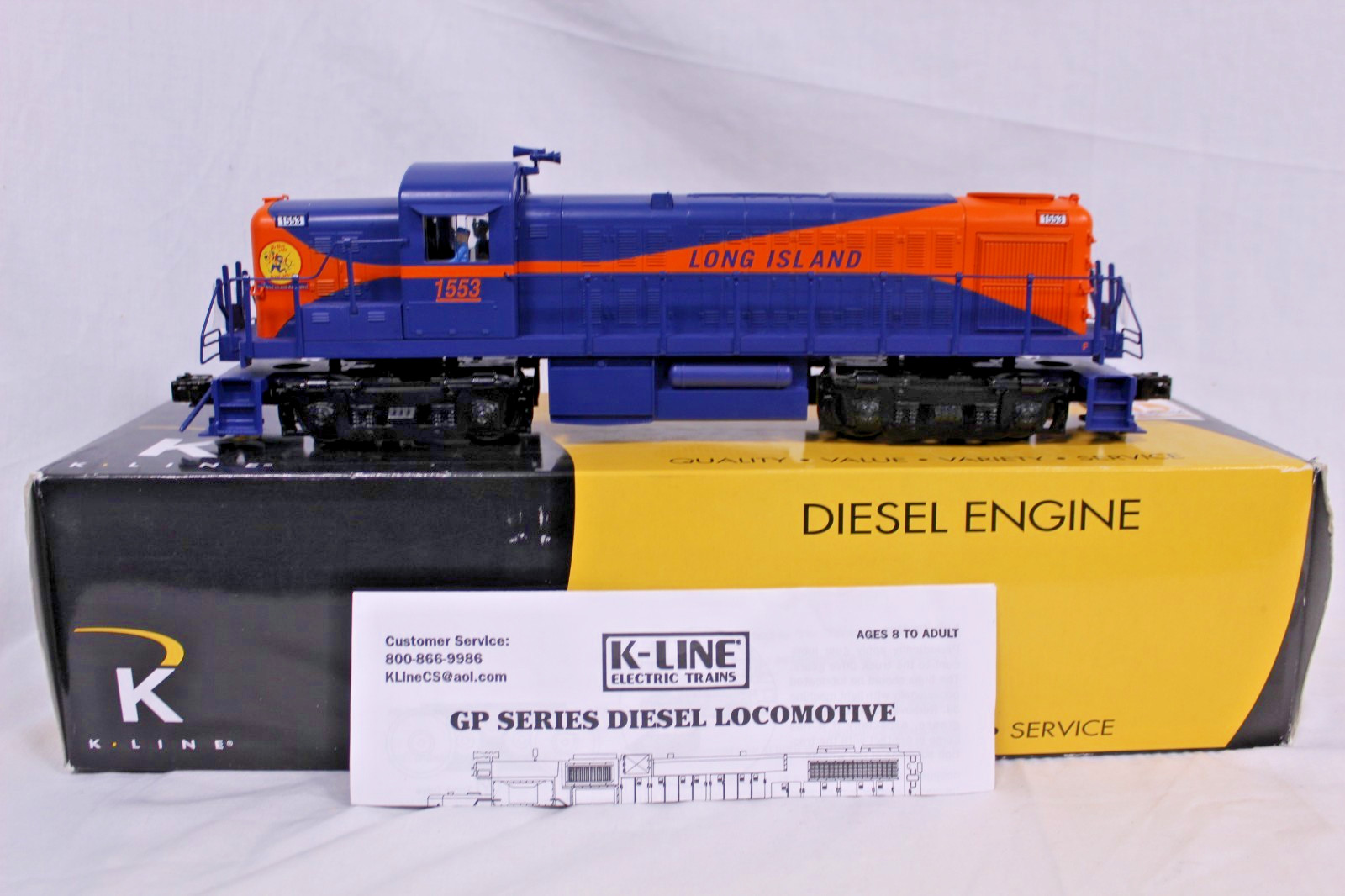 K-Line K2439-1553 Long Island RS-3 Diesel