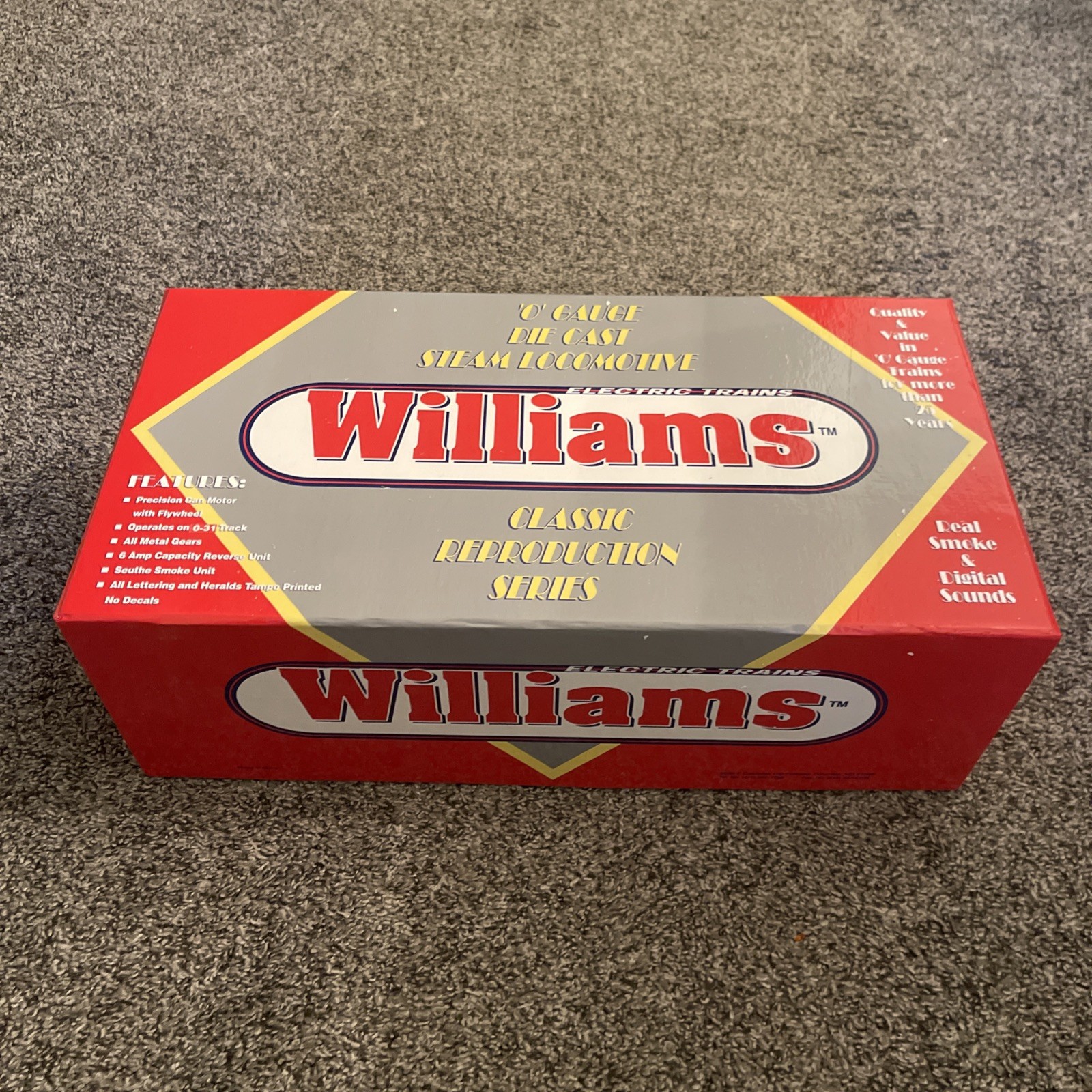 Williams Berkshire 2-8-4 w. Digital Whistle & Bell – Berk #106 Undercoated.