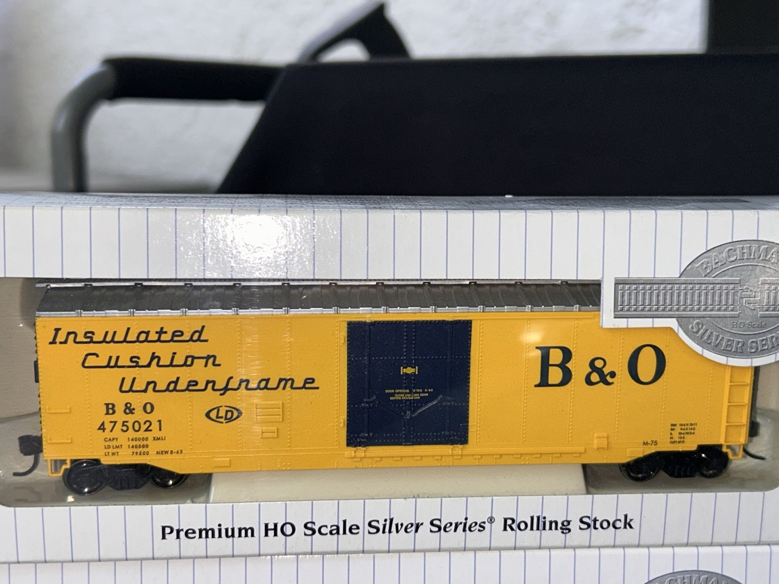 Lot of 4 Bachman HO Silver Series Rolling Stock cars with boxes