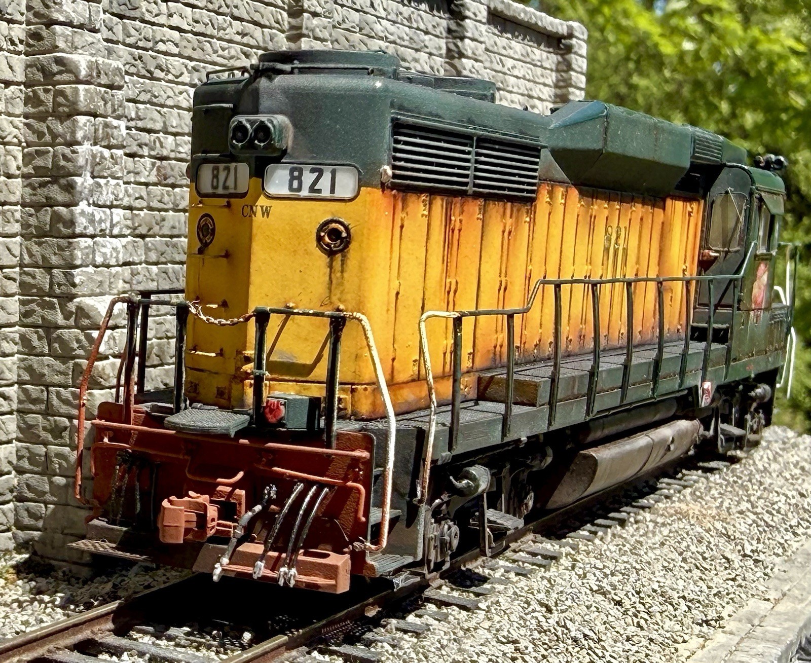 HO ScaleTrains Rivet Counter GP30 CNW #821 Sound/DCC /NIB/weathered