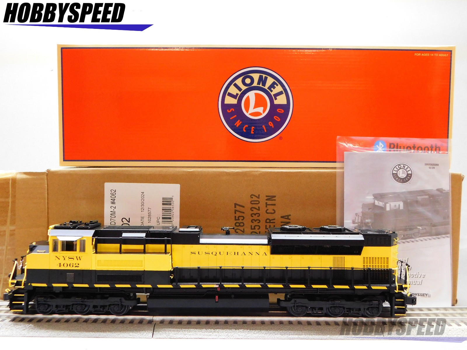 LIONEL BTO NS SUSQUEHANNA LEGACY SD70M-2 #4062 DIESEL ENGINE O GAUGE 2533202 NEW