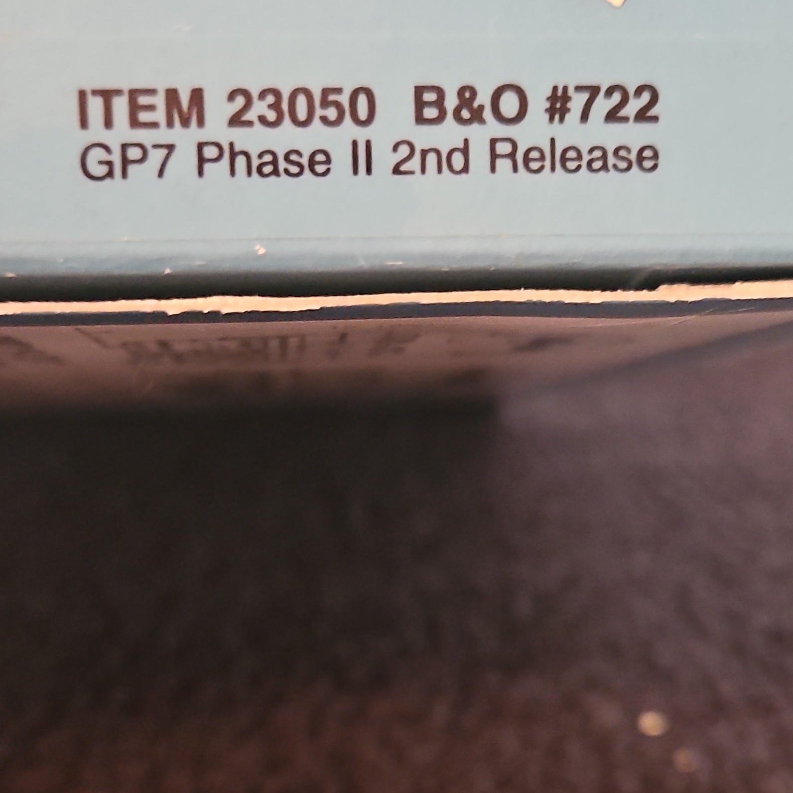 PROTO 2000 HO EMD GP7 Diesel Locomotive B&O #722 DC Analog 23050