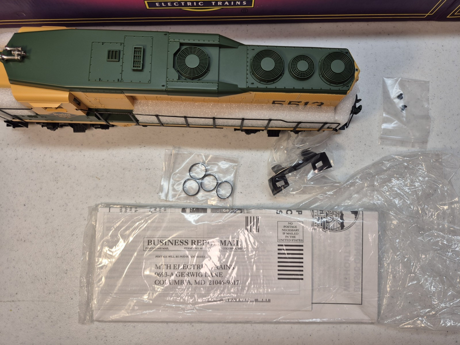 MTH O Gauge MT-2073L Reading EMD GP-30 Diesel w/Horn LN