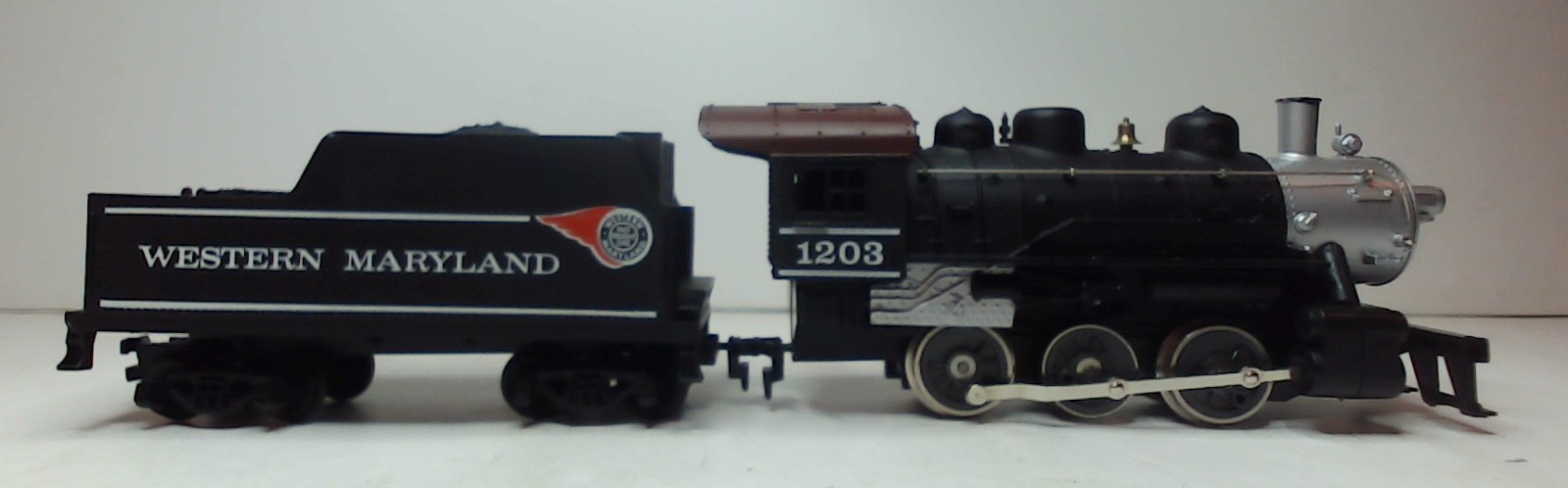 Western Maryland HO 0-6-0 Loco 1203, Tender, Boxcar, 2 Gondolas, Caboose (TG055)